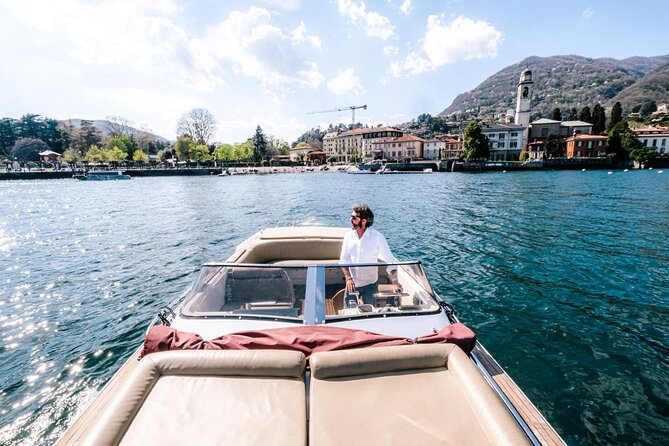 1 Hour Private and Guided Cruise on Lake Como by motorboat - The Cernobbio Gulf and Villa d’Este’s floating pool