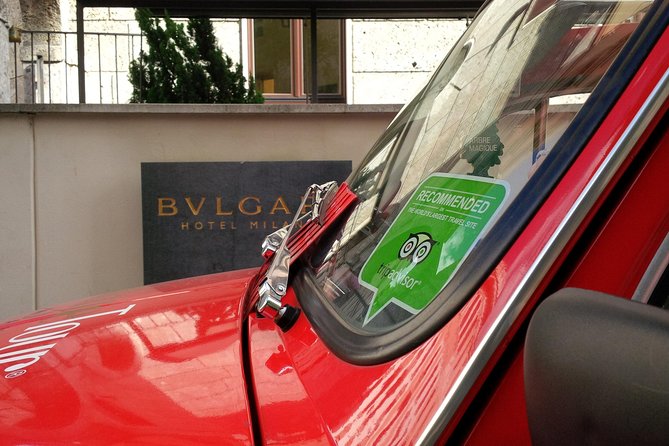 2 hour Vintage Fiat 500 Central City Tour in Milan - Comfort check: no AC, tiny car, and smart-casual reality