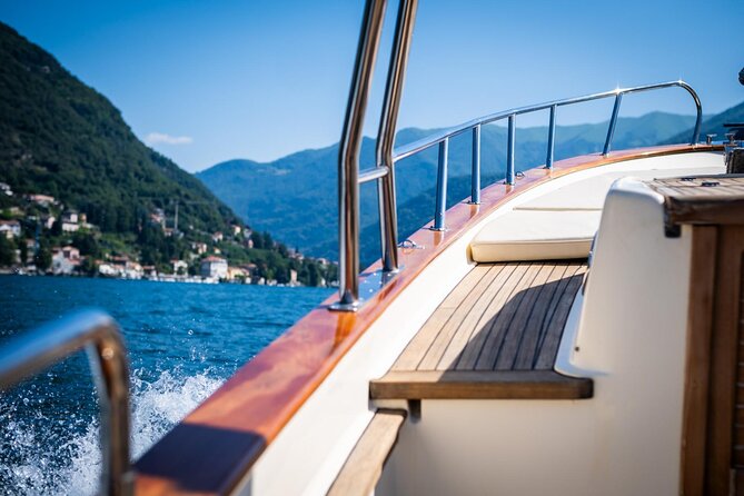 2H Private Cruise on a beautiful wooden speedboat on Lake Como - Price and value: $829.09 per group (up to 7 people)