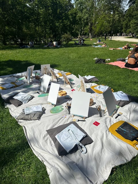 Art in the Park: Paint 'n Sip at Parco Sempione - A Picnic-First Painting Session in Parco Sempione