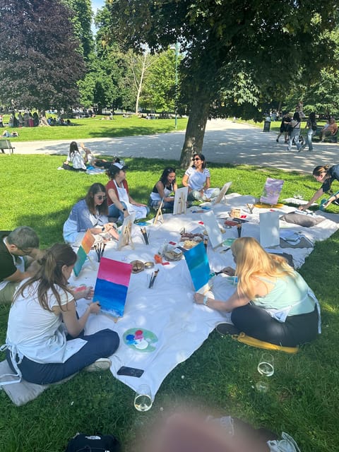 Art in the Park: Paint 'n Sip at Parco Sempione - Unlimited Wine, Snacks, and the Social Side of Creative Travel