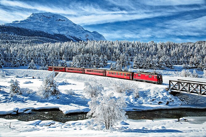 Bernina and Glacier Train Two Routes in One Day from Milan - Climbing the Albula Pass Toward Preda