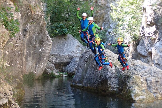 Canyoning "Family-Fun" - family friendly Canyoningtour - The waterproof photo service: instant memories you can share