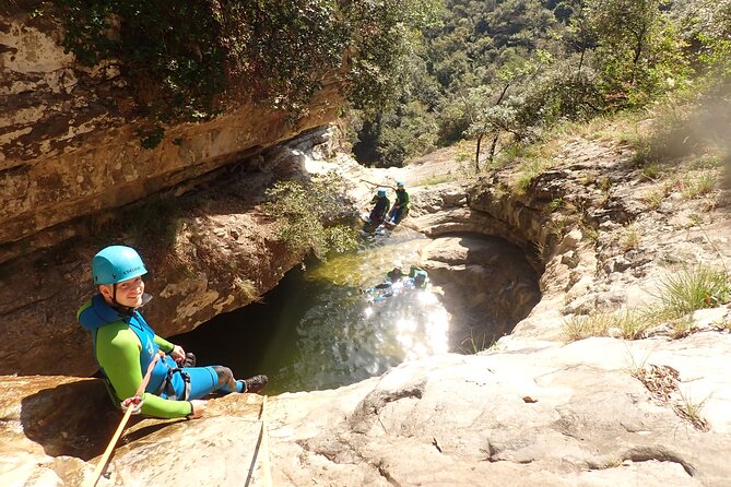 Canyoning "Vione" - advanced Canyoningtour also for sportive beginner - The Descent Itself: Jumps, Slides, Swims, and Abseiling