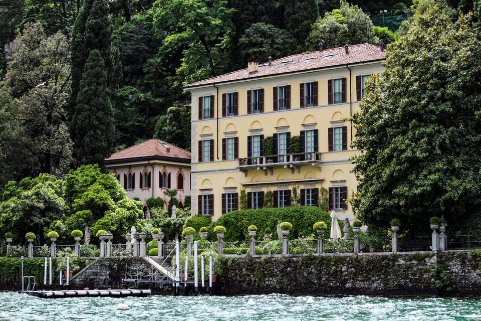 Como: Lake Como Shared Boat Tour - Versace and Clooney: Villa Fontanelle, Villa Punta Torriggia, and Villa Oleandra