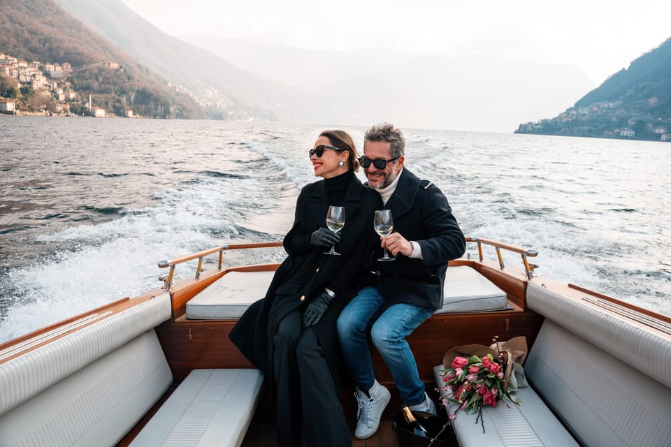 Como: Private Classic Wooden Boat Tour with Prosecco - Laglio and Nesso: the photo pause that makes the lake feel cinematic