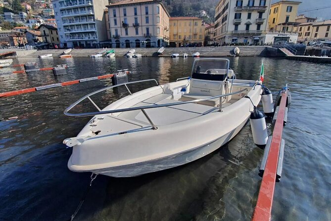 From 1H to 4H License Free Boat Rental 40cv Lake Como - Key points at a glance