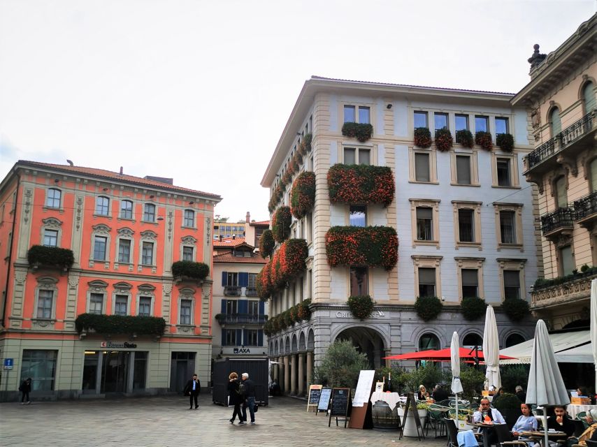 From Milan: Small Group Tour of Lake Como, Lugano & Pre Alps - Lugano with a Swiss Riviera feel: guided town time and chocolate
