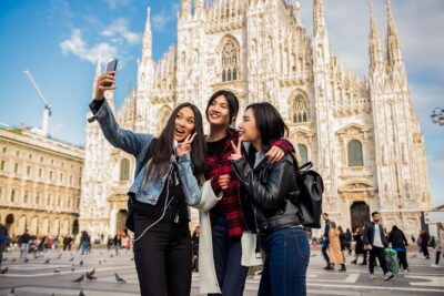 Highlights of Milano Private Walking Tour: Duomo, Castle & Gelato - Castello Sforzesco courtyard and gardens: the opening act with breathing room