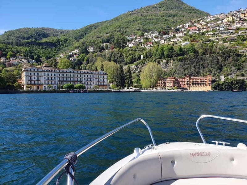 Lake Como: 1-Hour Private Boat Tour With Skipper - Setting out from Lungo Lario Trieste: how the hour starts