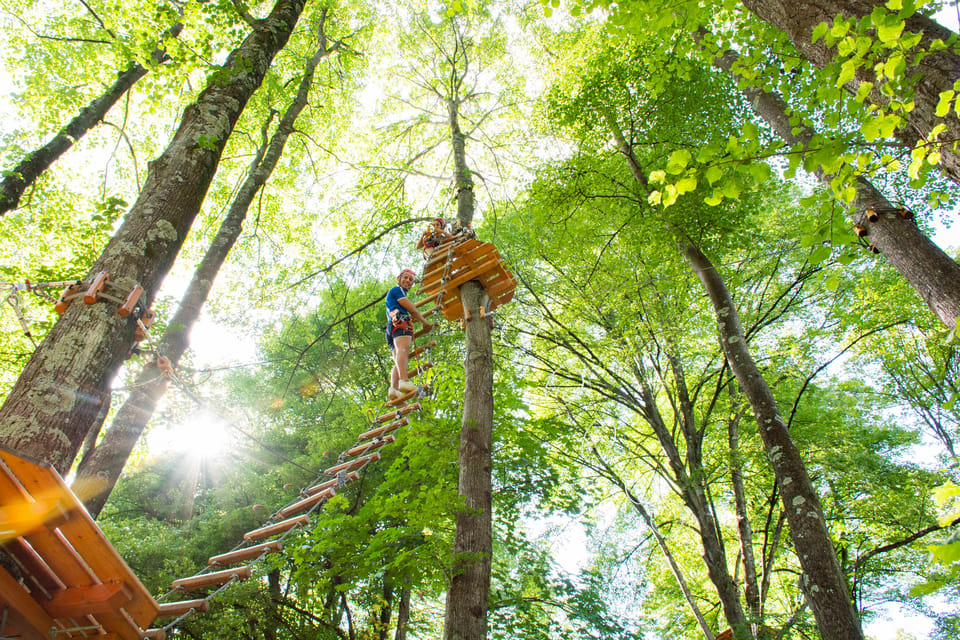Lake Como Adventure Park Day Access - Safety first: helmet, harness, and the initial briefing