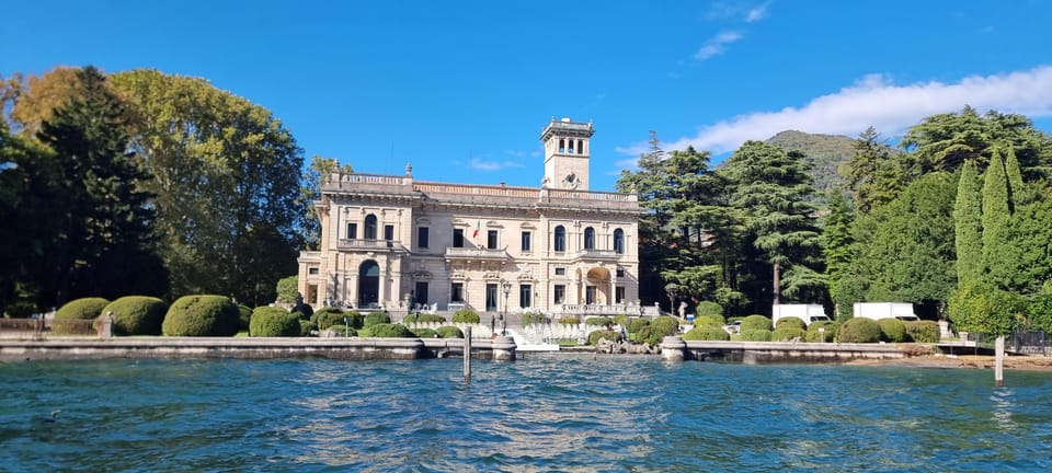 Lake Como: Shared or Private 2 Hours Boat Tour with Aperitif - Villa d’Este, Villa Erba, and the Como landmarks between