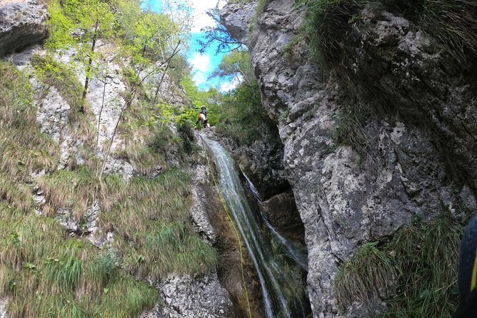 Level 1 Canyoning: Vione torrent with canyoning guide - Weather and Water: The Day Can Change