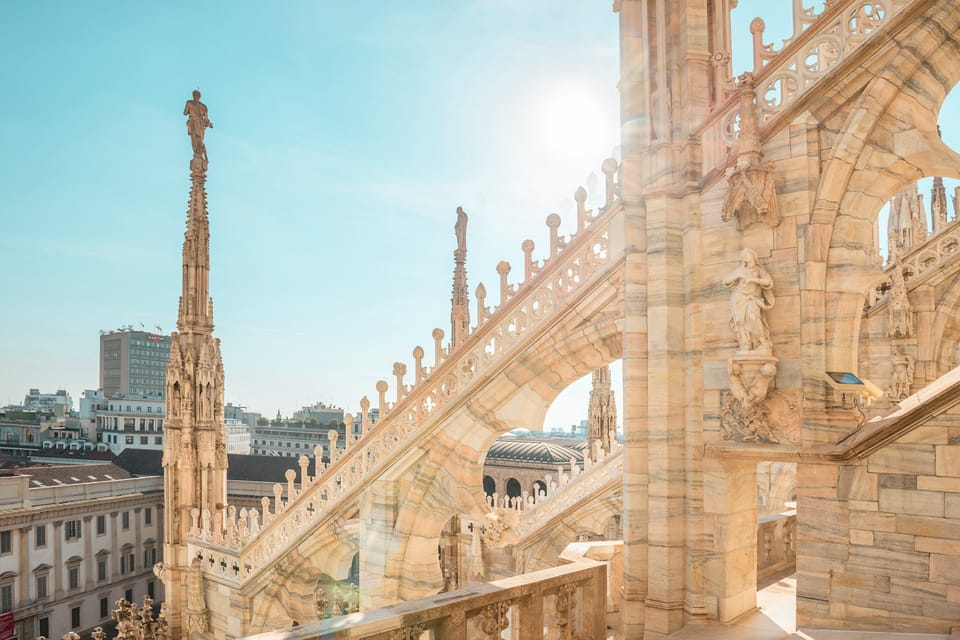Milan Cathedral: Duomo Terraces Ticket (No Church Access) - Security, modest dress, and Duomo rules that affect your timing