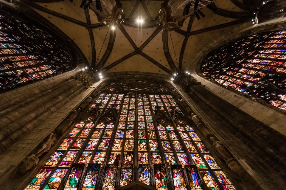 Milan Duomo Cathedral Tour - Inside the cathedral: stained glass and the stories behind the symbols