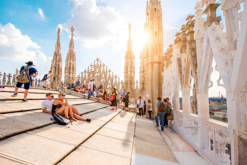 Milan: Fast Track Cathedral and Duomo Rooftop Guided Tour - Terrace Time: Alps in the Distance and the Madonnina Up Close