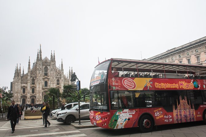 Milan Hop-On Hop-Off Bus Tour with Four Routes - Line A (Red): Duomo, Sforzesco, and La Scala on One Big Loop