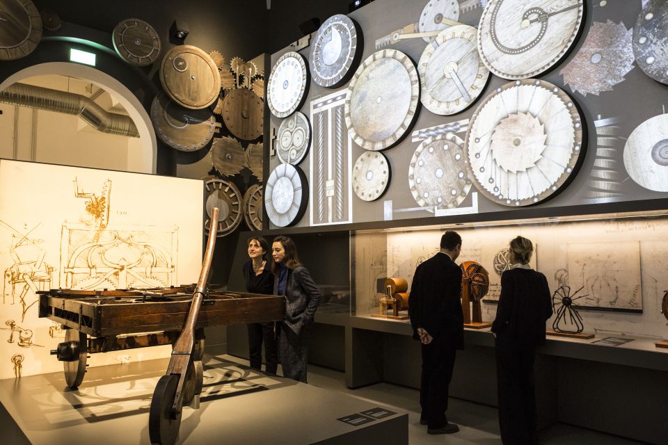 Milan: Leonardo da Vinci Galleries Ticket & Guided Tour - Flight, waterways, and architecture: ideas you can picture