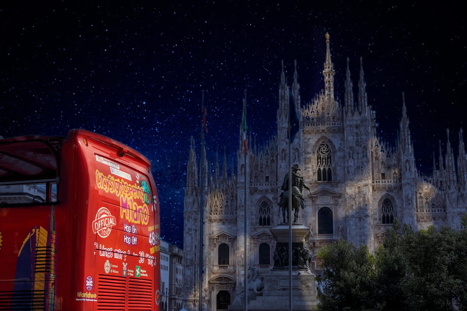 Milan: Night Tour by Bus - Navigli canals and bridges: the evening atmosphere Milan does well