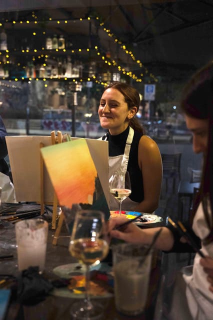 Milan: Paint 'n Sip Class - A Two-Hour Milan Paint ’n Sip: the vibe and the goal