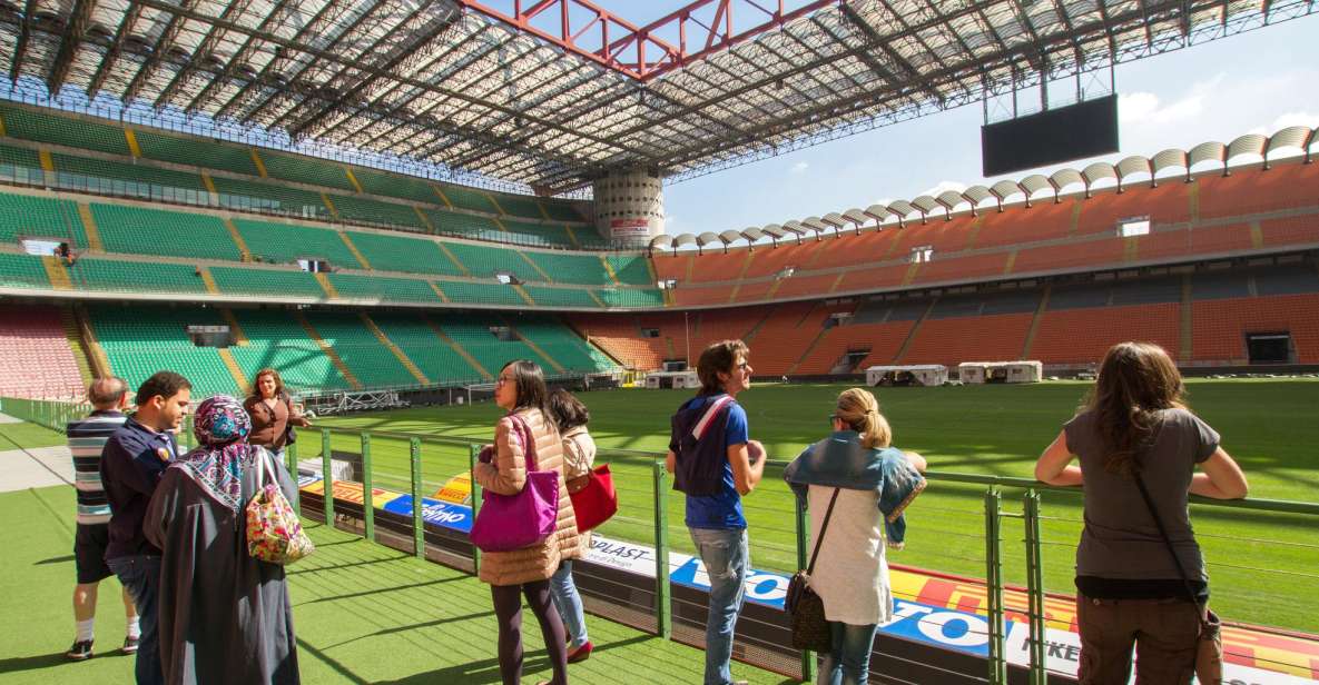 Milan: San Siro Stadium Entry Ticket and Optional Bus Ticket - Changing rooms and the controlled pitch walk