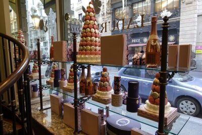 Milan: Sweet Delights Patisserie Tour by Do Eat Better - The pastry lineup: cannoncini, panettone, marron glacé, pralines