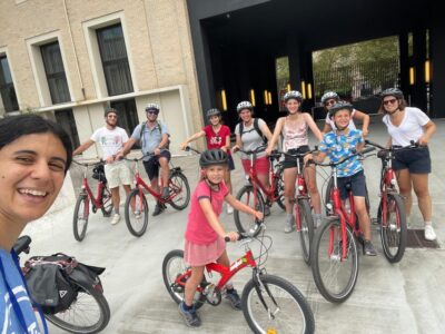 Private Highlights of Milan Bike Tour - Meeting at Via Falcone 7: bikes, rain gear, and photo strategy