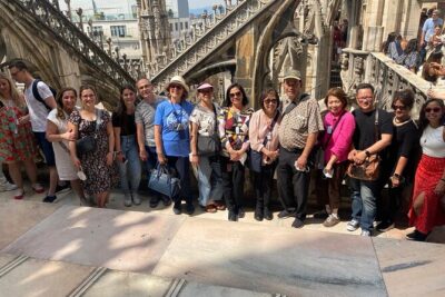 Private Milan Bike Tour - Galleria Vittorio Emanuele II: coffee and a lucky surprise ritual