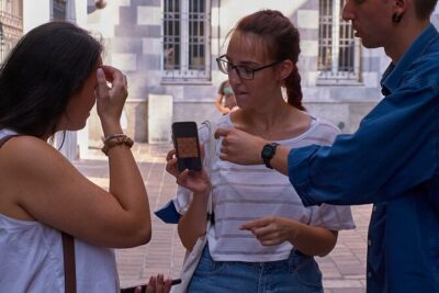 Sato Code Escape Room across Varese - How the Sato Code app runs the team game on your phones