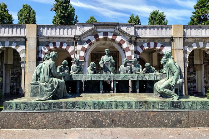 The Monumental Cemetery of Milan guided experience - A standout moment: the Compari family Last Supper sculpture