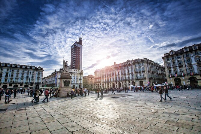 Turin Full-Day guided tour. Departure from Milan - Piazza San Carlo: Coffee Culture in Turin’s Elegant Center