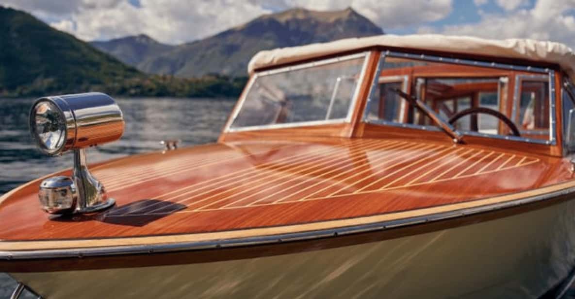 Varenna: Shared Sunset Boat Tour with a Prosecco Aperitif - Shared Venetian water taxi: comfort and the small-group vibe